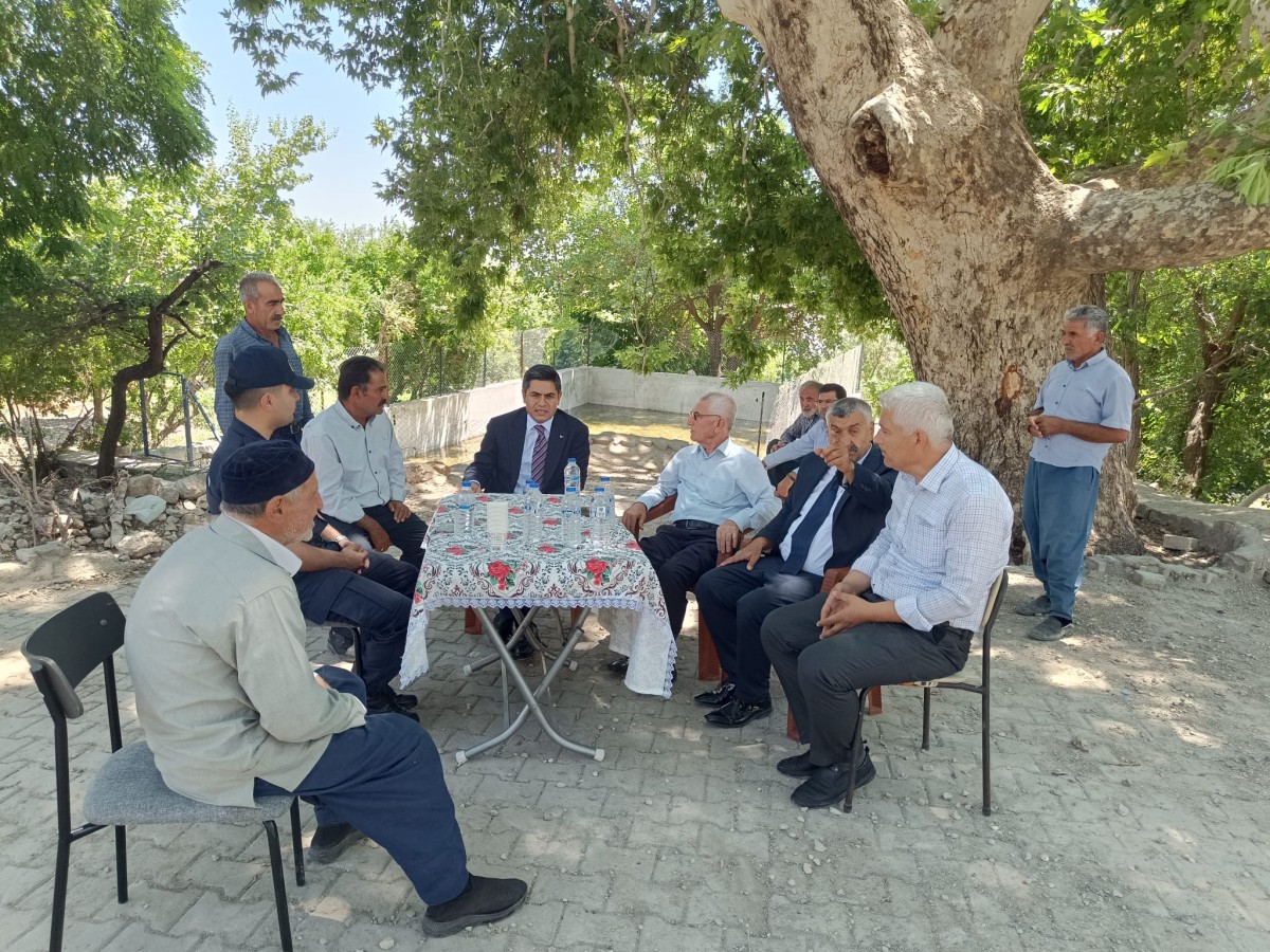 Tut Kaymakamı Bağış Tepecik Köyü'nde İncelemelerde Bulundu