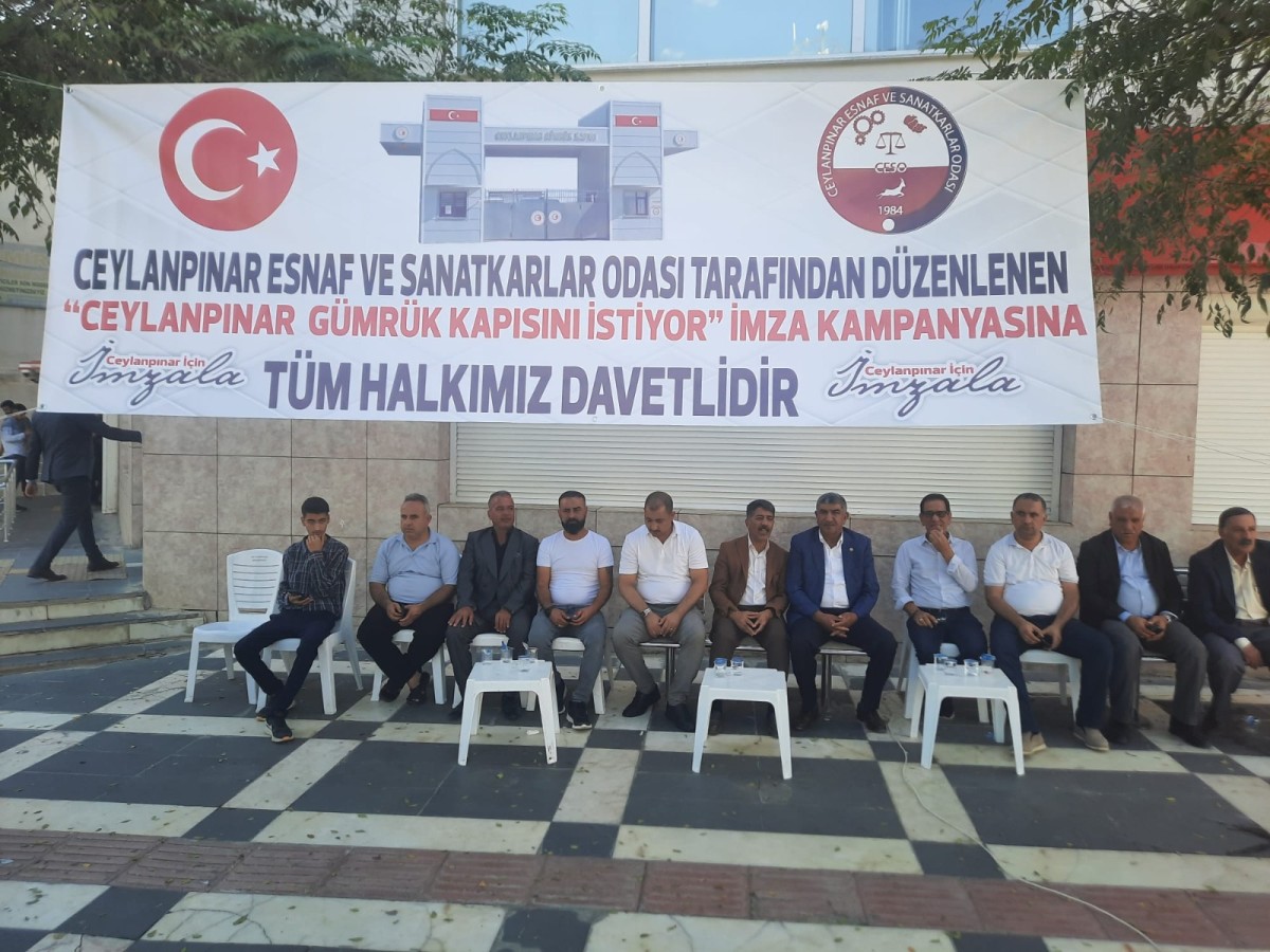 Ceylanpınar’da “Gümrük Kapısını İstiyoruz” Kampanyası