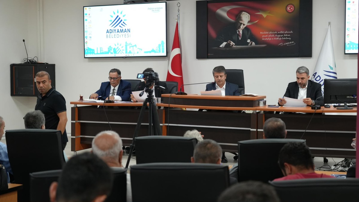 Adıyaman Belediyesi Ekim Ayı Meclis Toplantısı Gerçekleştirildi