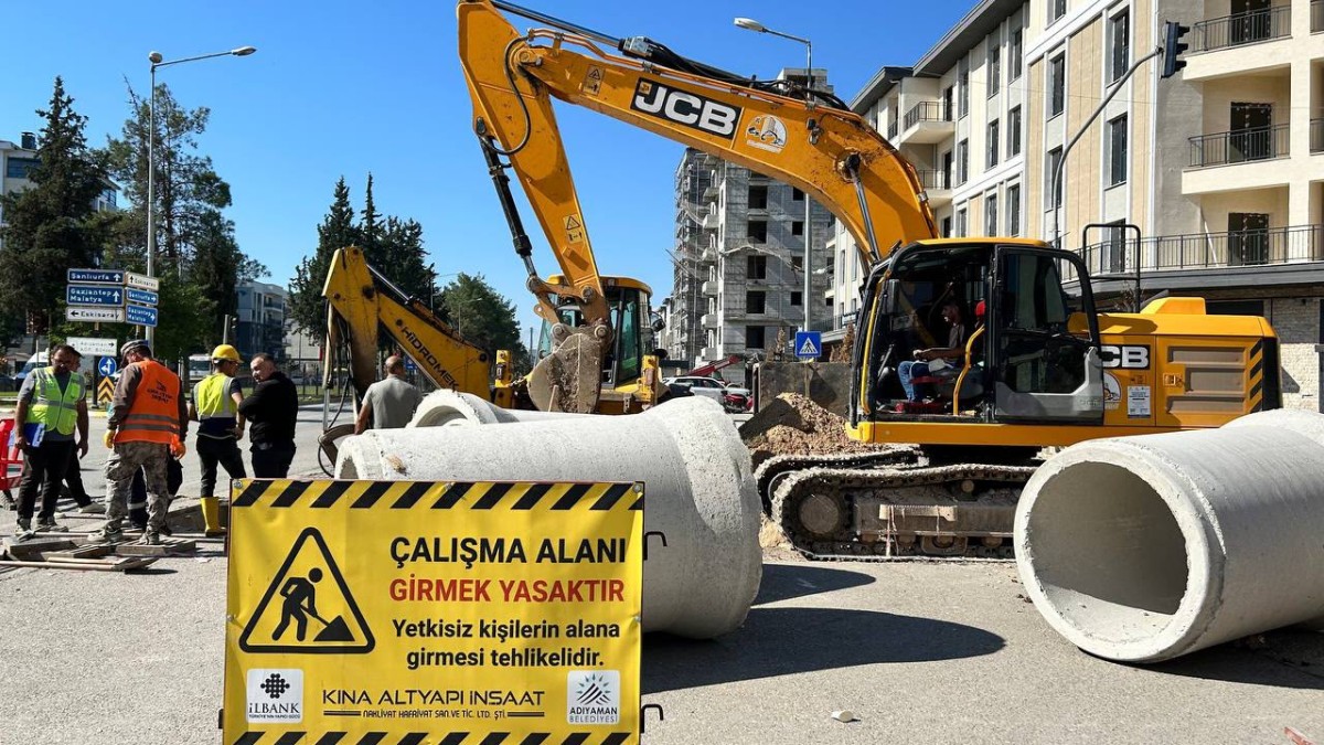 Adıyaman’ın Kalbinde Yılların Sorununa Neşter:  Dört Mahallenin Yağmur Suyu Sorunu Çözülüyor