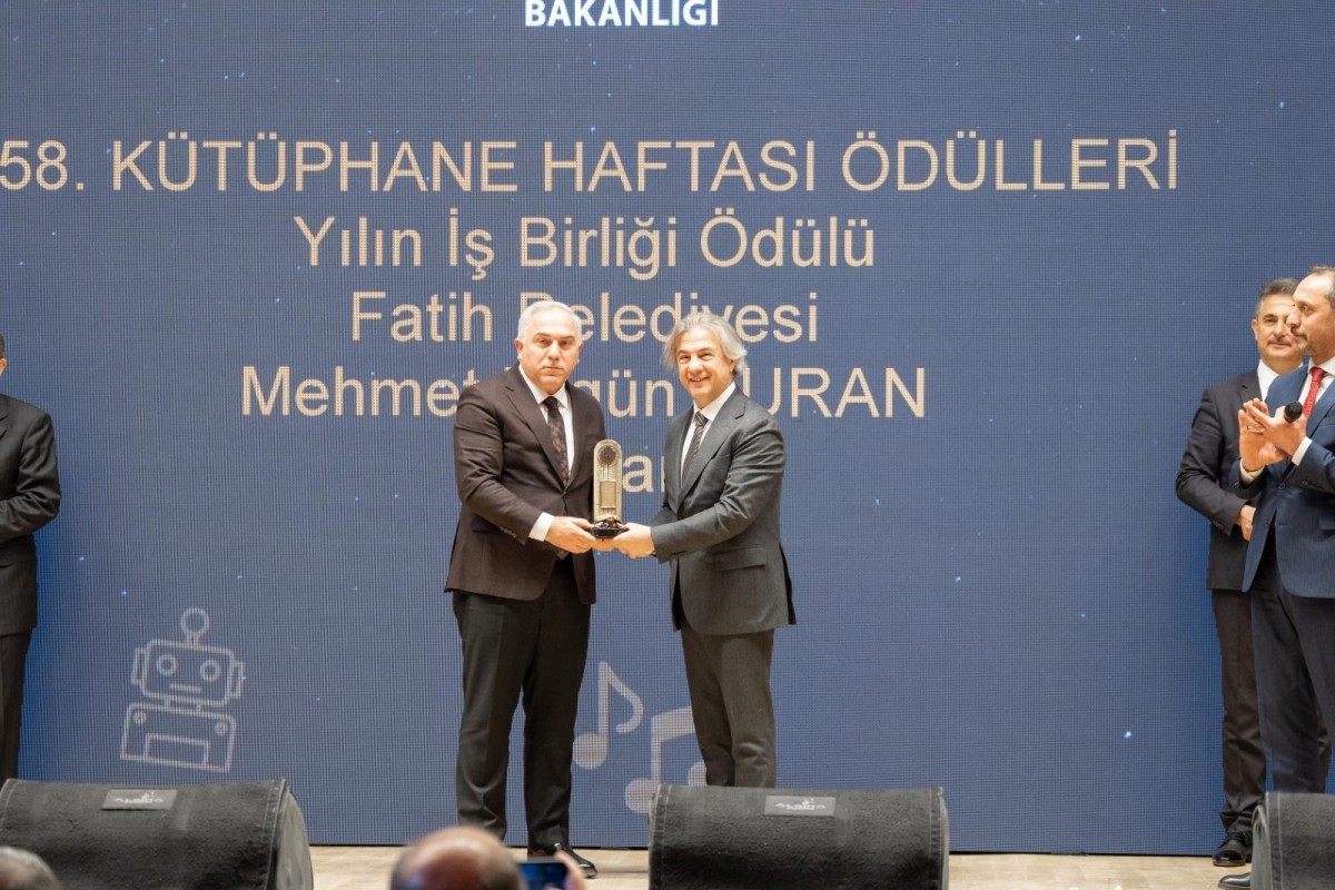 Kültür ve Turizm Bakanlığı’ndan Fatih Belediyesi’ne Ödül