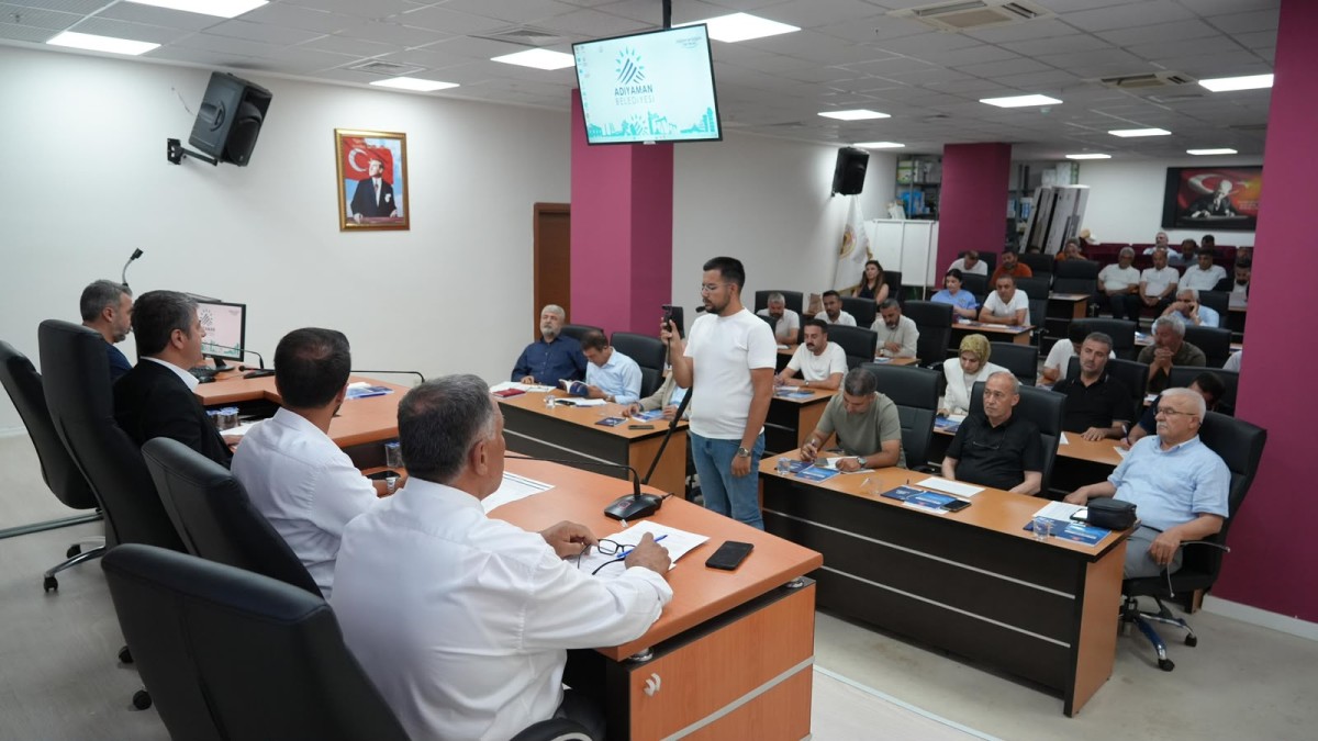 Adıyaman Belediyesi Meclisi Temmuz Ayı Toplantısını Gerçekleştirdi