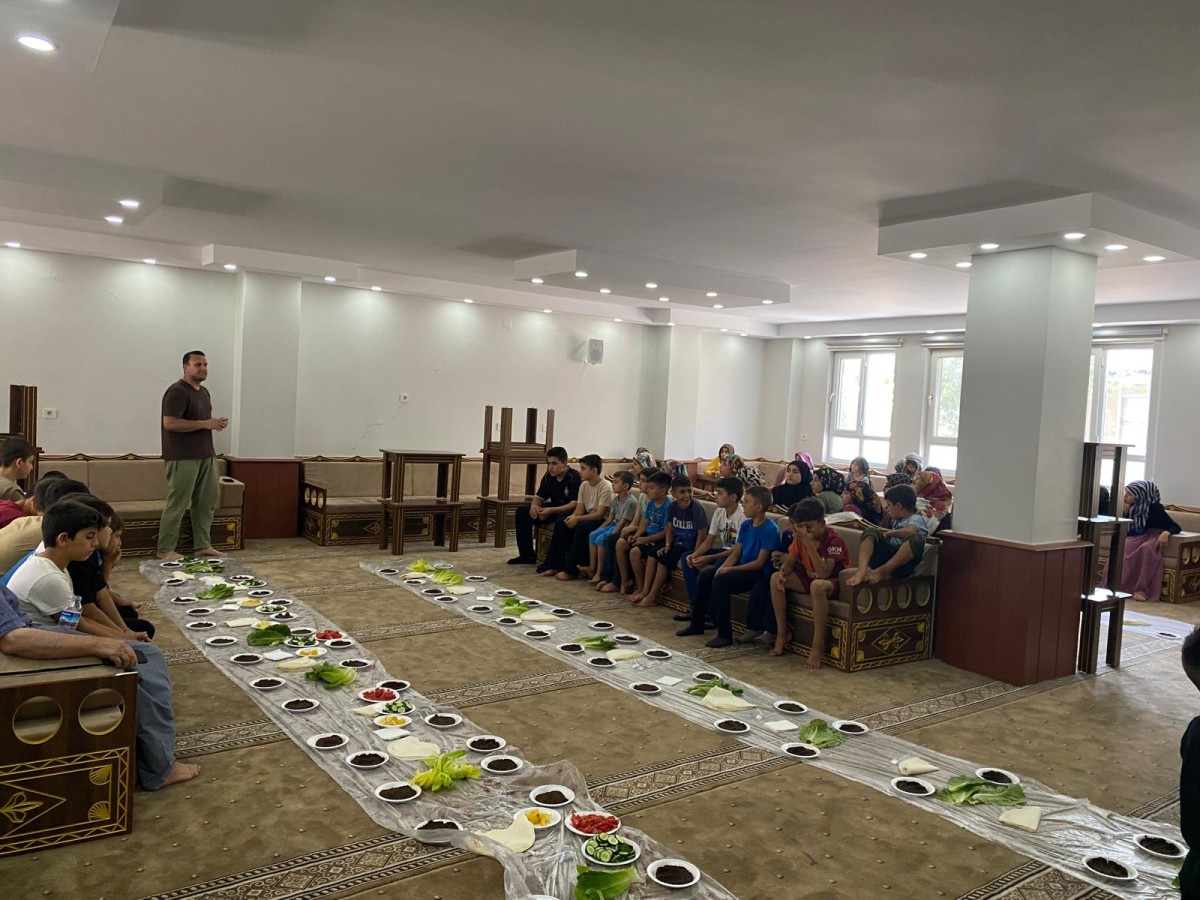 Bölükyayla’da Yaz Kur’an Kursu Öğrencilerine Anlamlı Veda