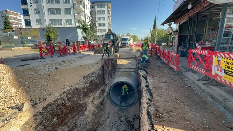 Adıyaman Belediyesi, Yıllardır Süren Sel ve Su Baskını Sorununa Kalıcı Çözüm Getiriyor